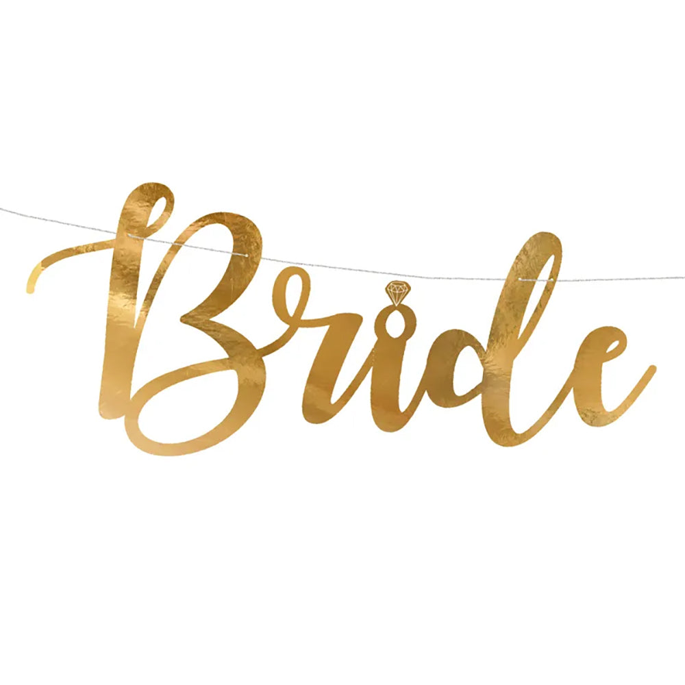 Bride to Be Gold Bunting