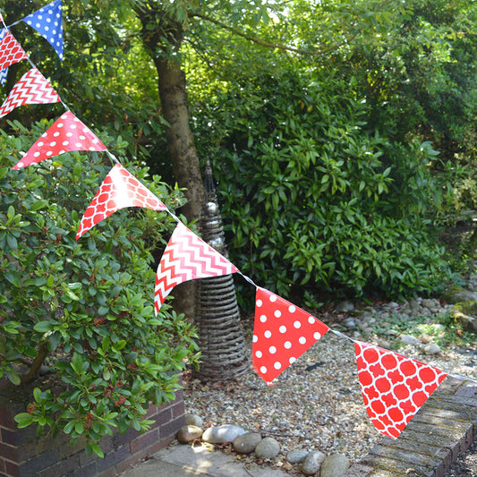 Red Decorative Bunting