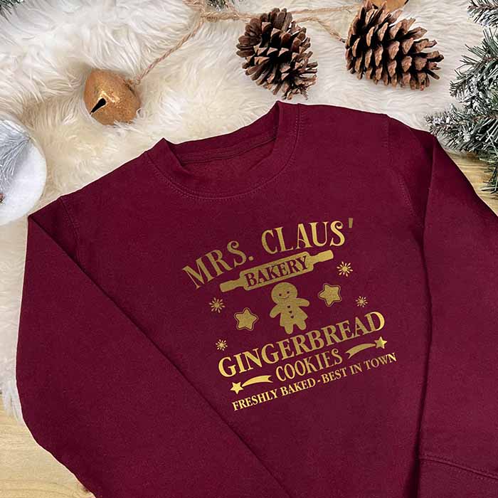 Family Christmas Jumper - Mrs Claus Bakery