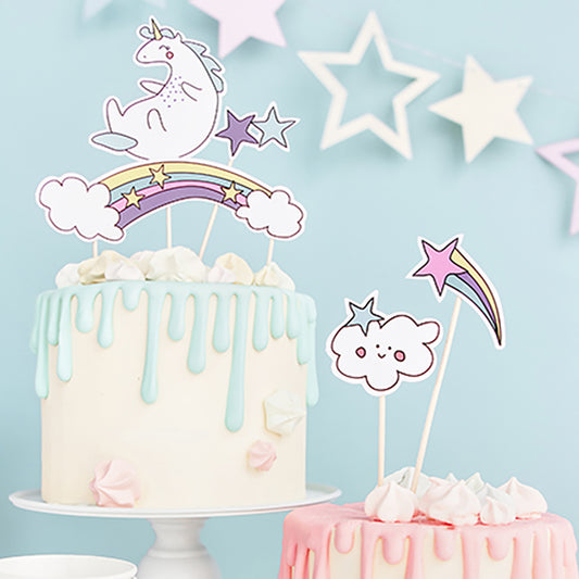 Unicorn Party Cake Topper