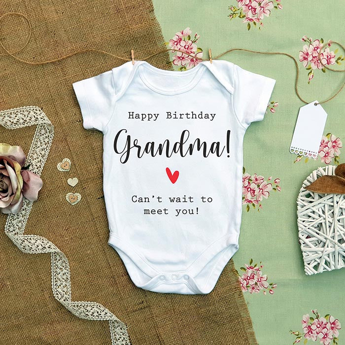 Personalised Baby Grow - Happy Birthday