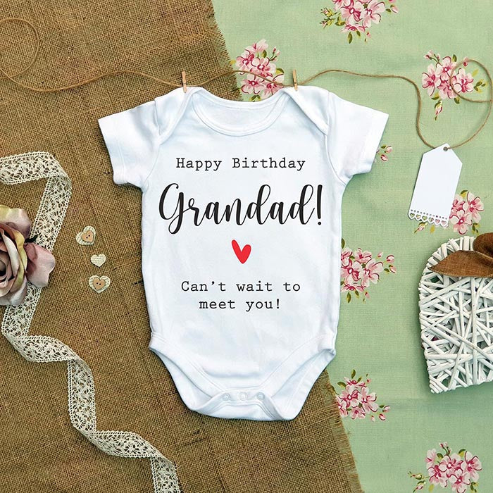 Personalised Baby Grow - Happy Birthday