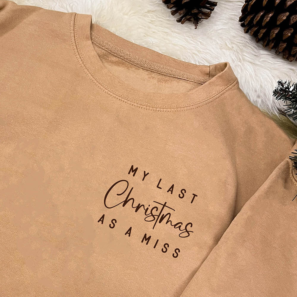 Bride To Be Christmas Jumper – Last Christmas As A Miss