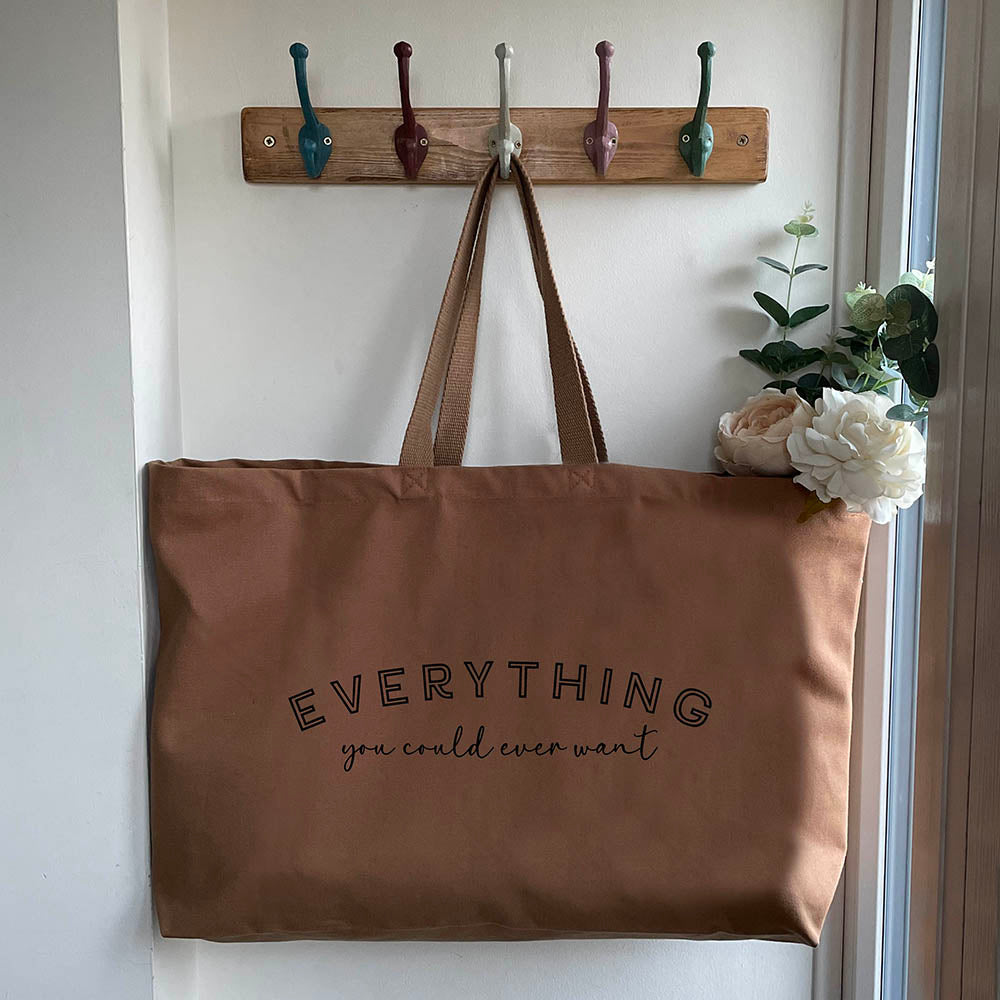 Oversized Tote Bag - Everything