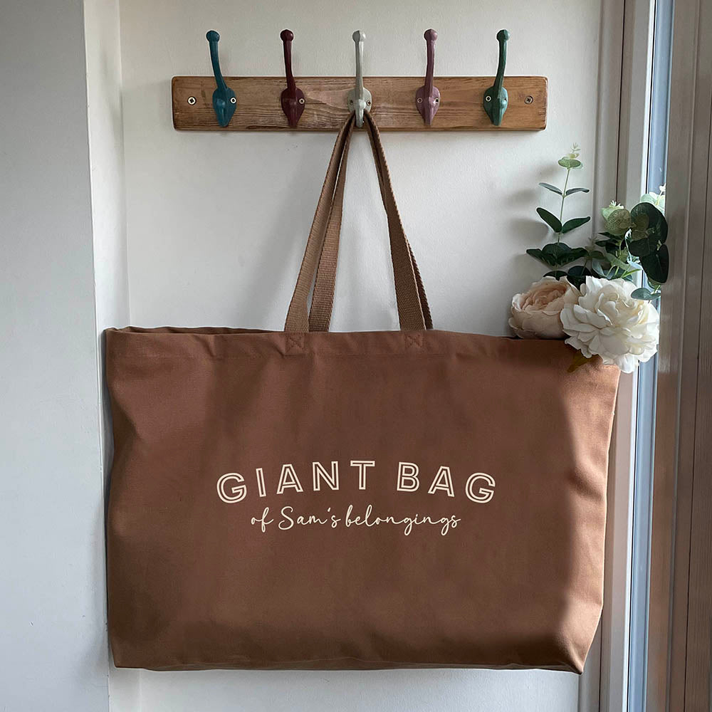 Oversized Tote Bag - Giant Bag Of Belongings