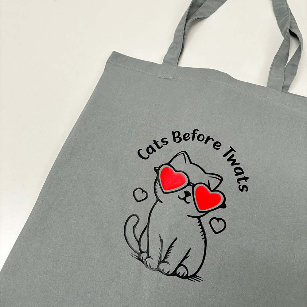 Cats Before Twats Tote Bag