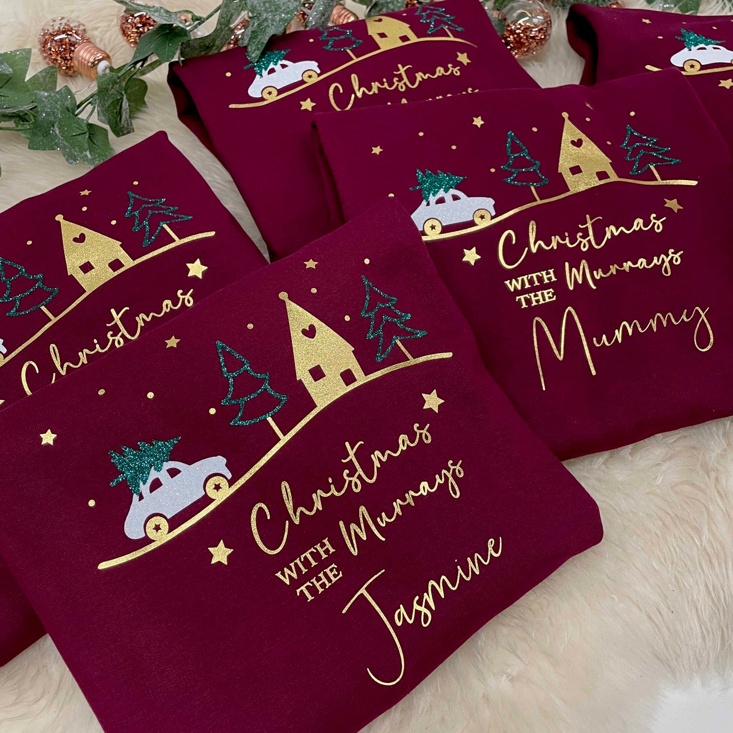 Personalised Family Christmas Jumper - Christmas With Family