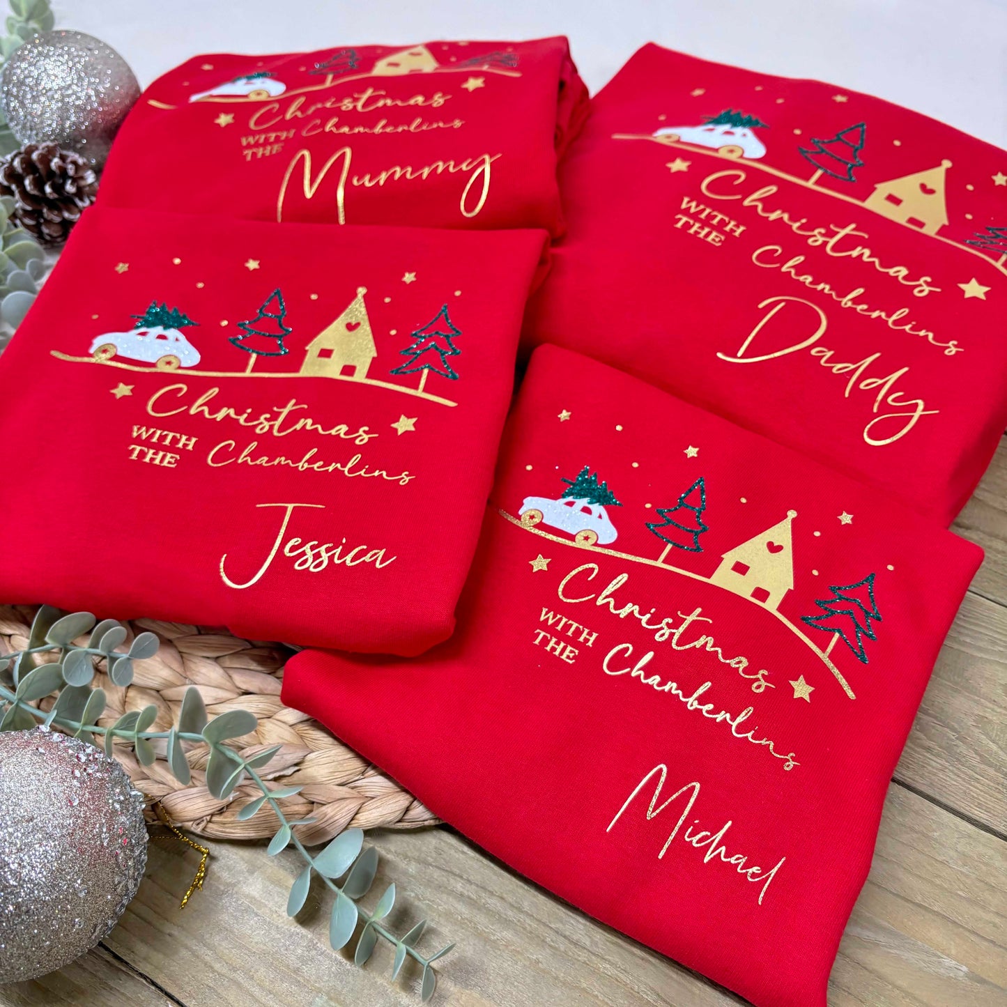 Personalised Family Christmas Jumper - Christmas With Family