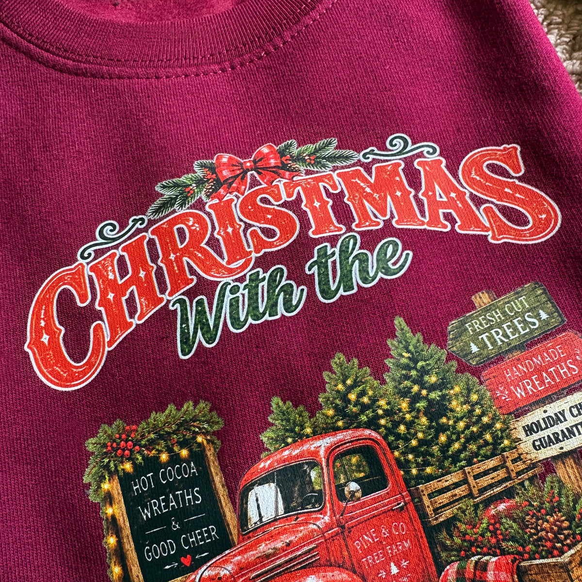 Personalised Truck Family Christmas Loungewear