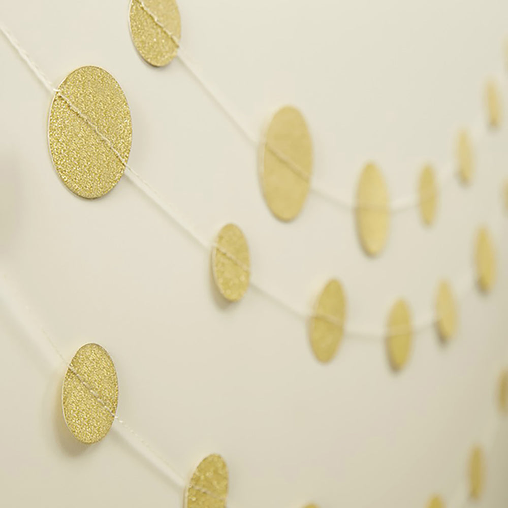 Gold Circle Garland