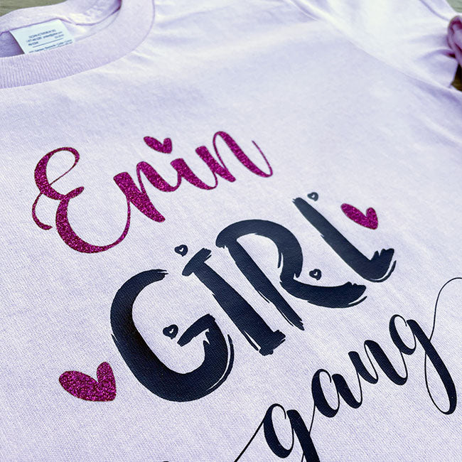 Personalised Kids T-Shirt - Girl Gang