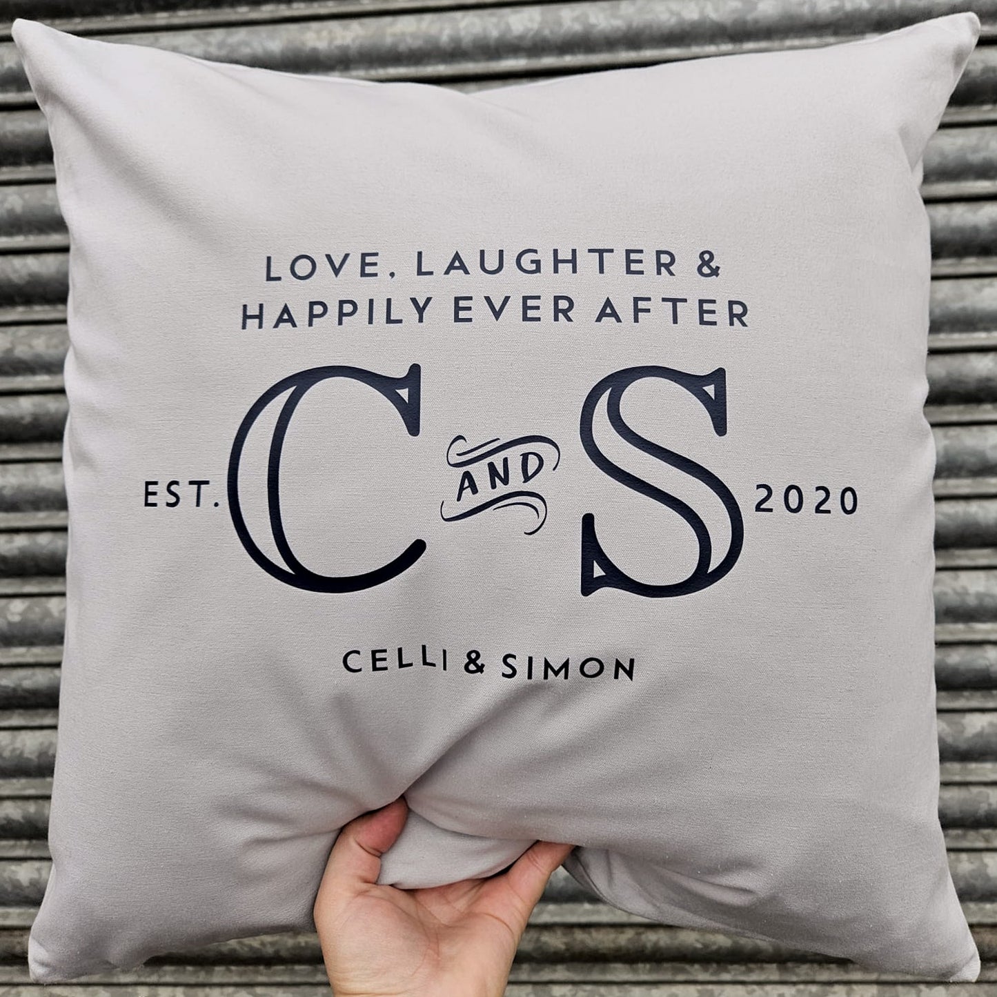 Personalised Cushion - Couples Initials