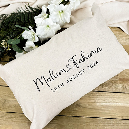 Personalised Cushion - Couples Heart