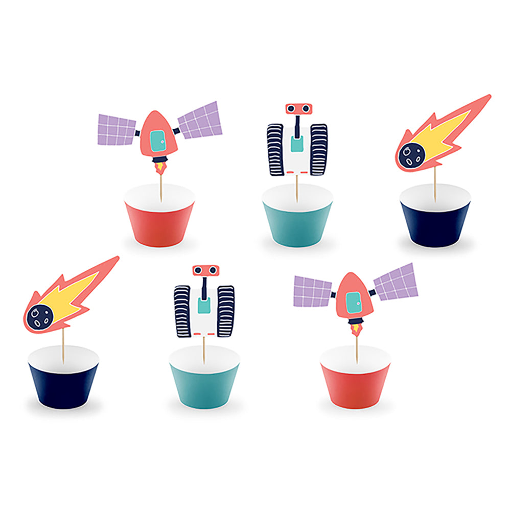 Space Party Cupcake Kit