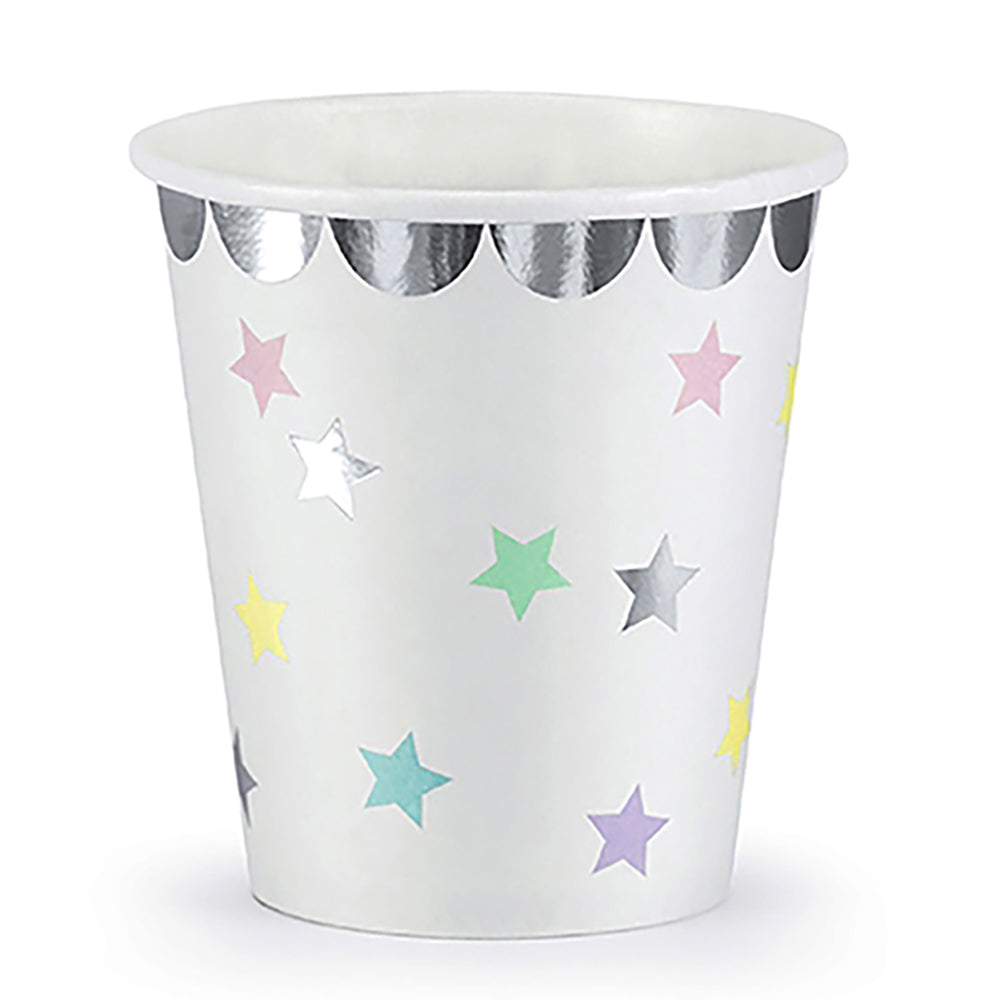 Unicorn Stars Party Cups x 6