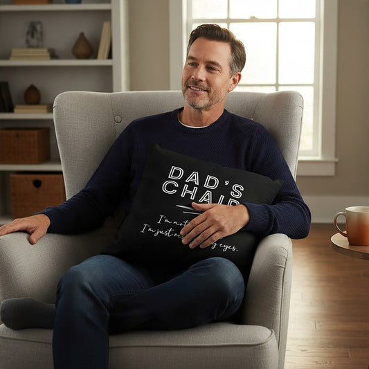 Personalised Cushion - I'm Not Sleeping, I'm Just Resting My Eyes
