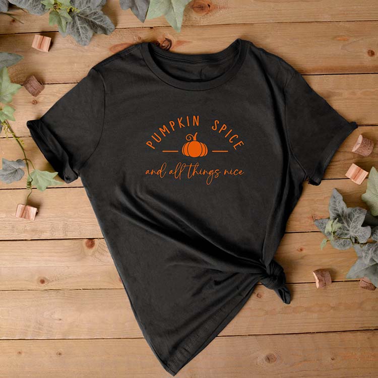 Pumpkin Spice T-Shirt - Ladies Cotton