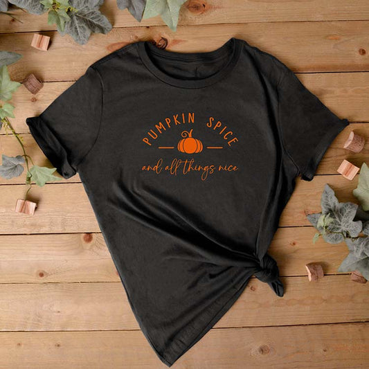 Pumpkin Spice T-Shirt - Ladies Cotton