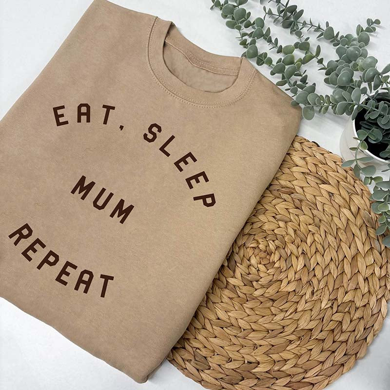 Eat Sleep Mum Repeat Sweatshirt