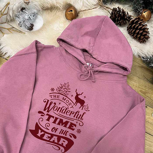 Family Christmas Hoodie - Most Wonderful Time Of The Year