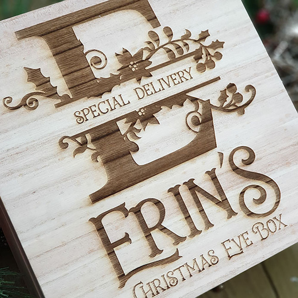 Personalised Christmas Eve Box – Monogram