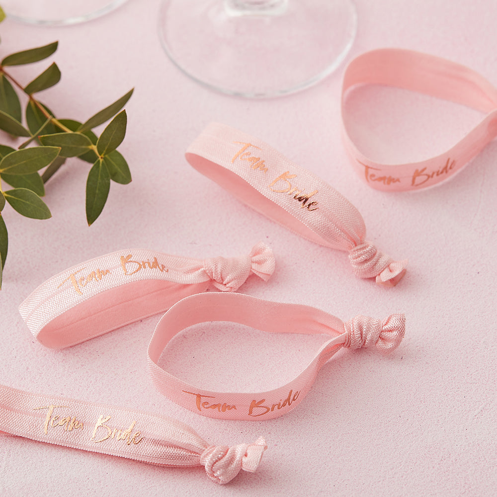 Floral Team Bride Hen Party Wristbands