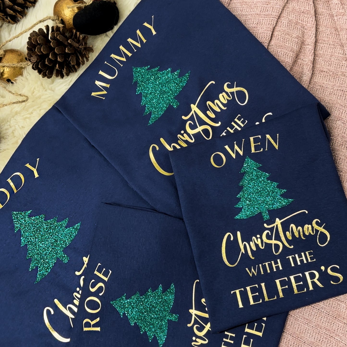 Personalised Family Christmas Pyjamas - Christmas With