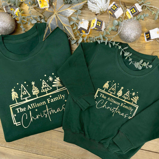 Personalised Family Christmas Jumper - Christmas Tree