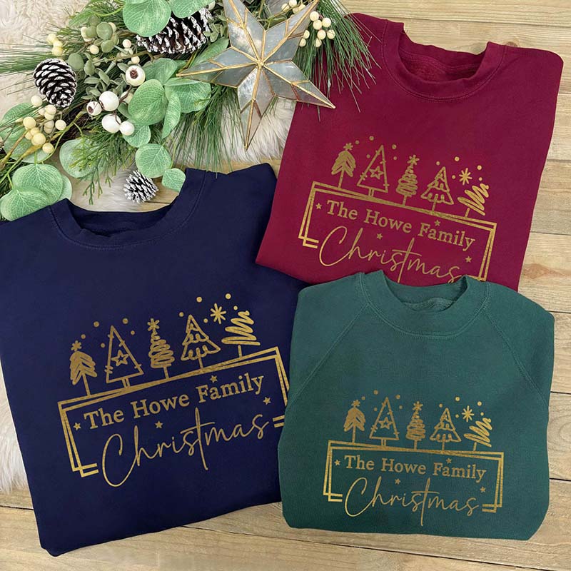 Personalised Family Christmas Jumper - Christmas Tree