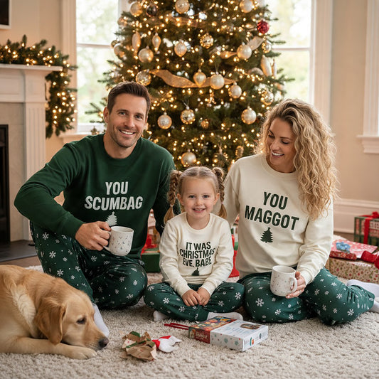 You Scumbag, You Maggot Family Christmas Loungewear