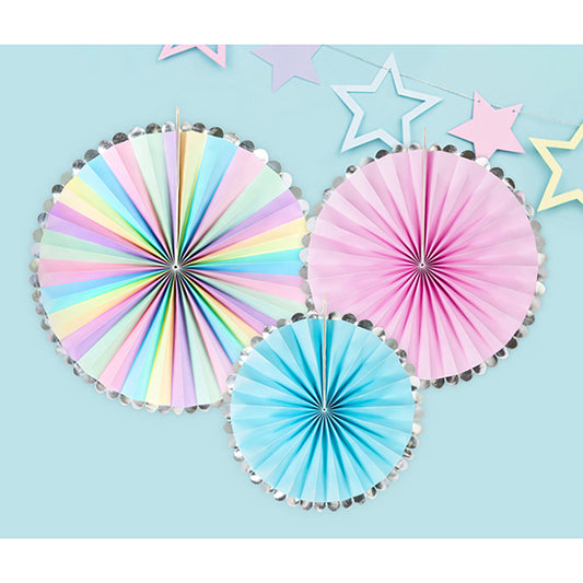 Unicorn Party Fan Decorations