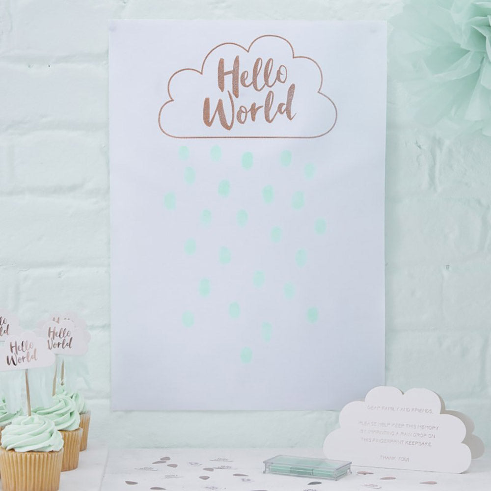 Hello World Fingerprint Guest Book