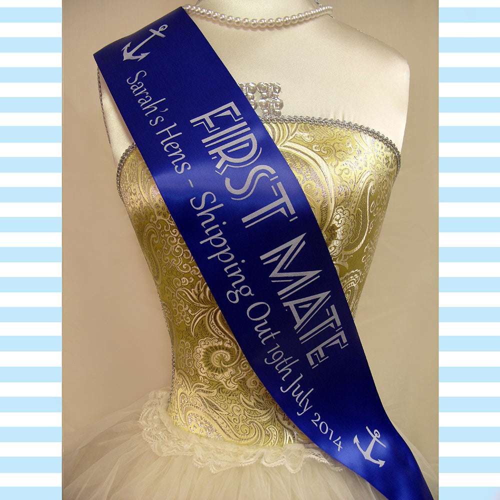 Sailor Theme Hen Night Sashes