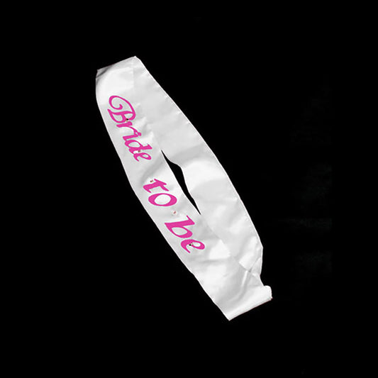 Flashing Bride to Be Sash