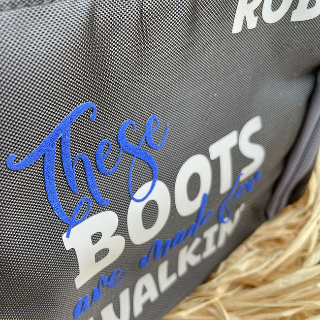 Personalised Walking Boot Bag