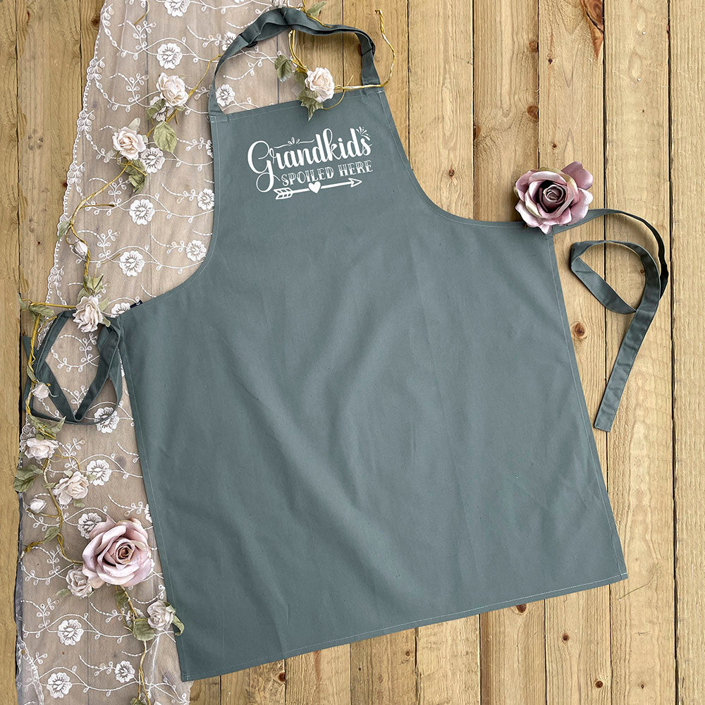 Personalised Apron - Grandkids Spoiled Here