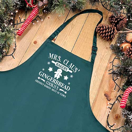 Christmas Apron - Mrs Claus' Bakery