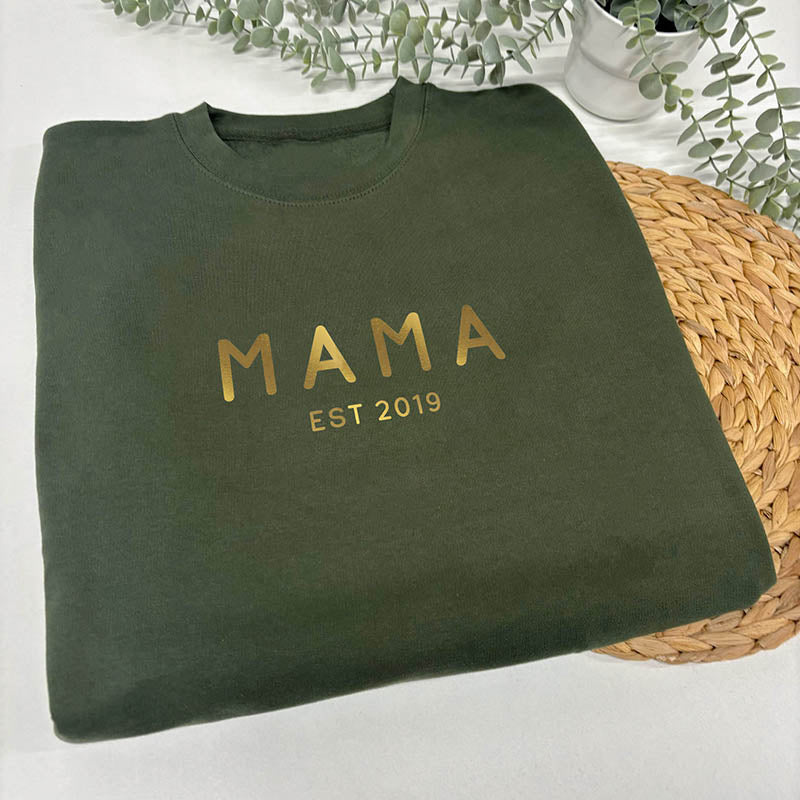 Personalised MAMA Est Sweatshirt