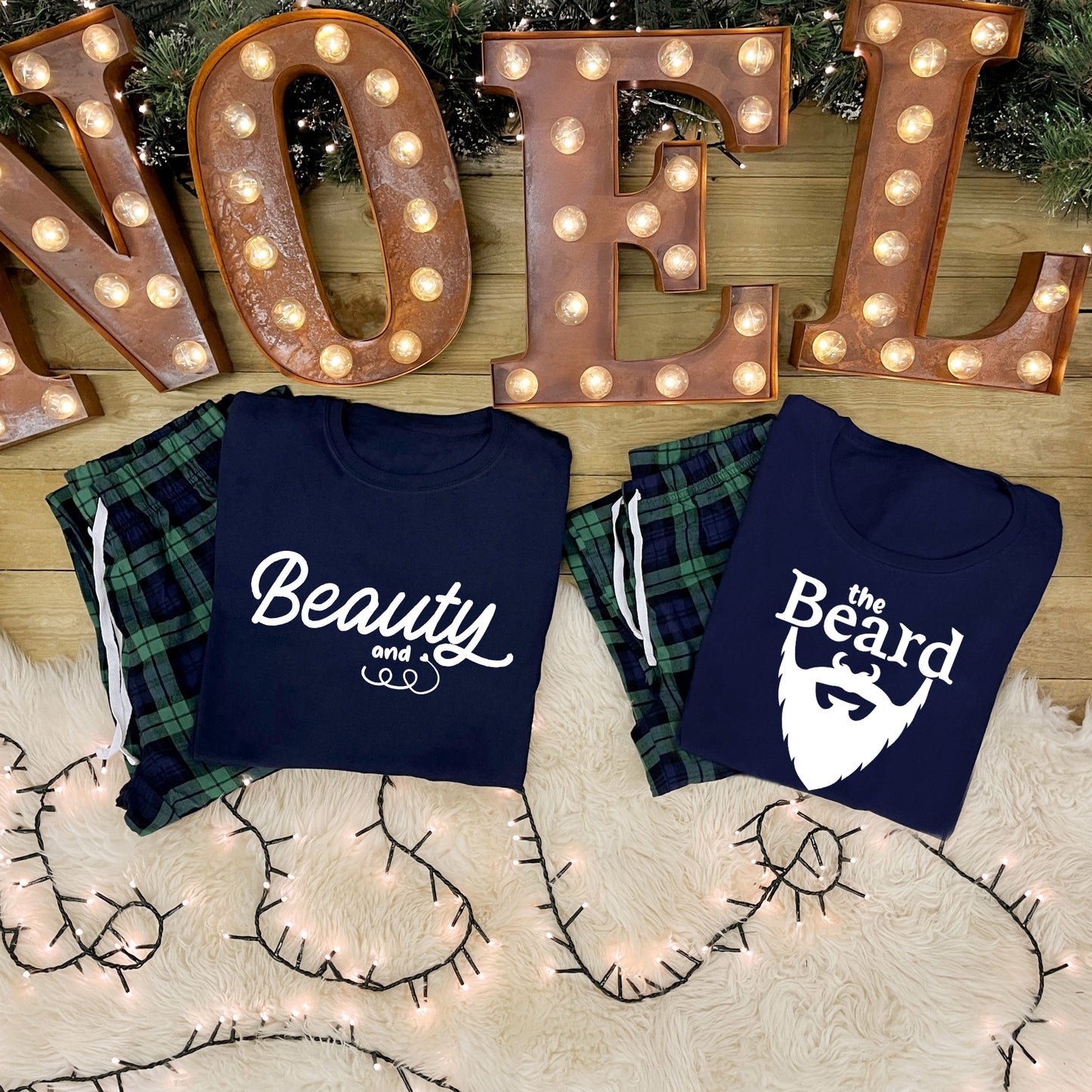 Couples Pyjama Set – Beauty and the Beard