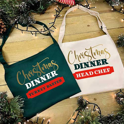 Christmas Apron - Christmas Dinner