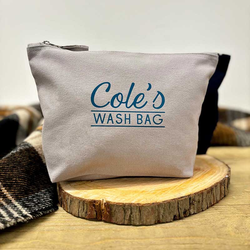 Personalised Men's Toiletry Bag