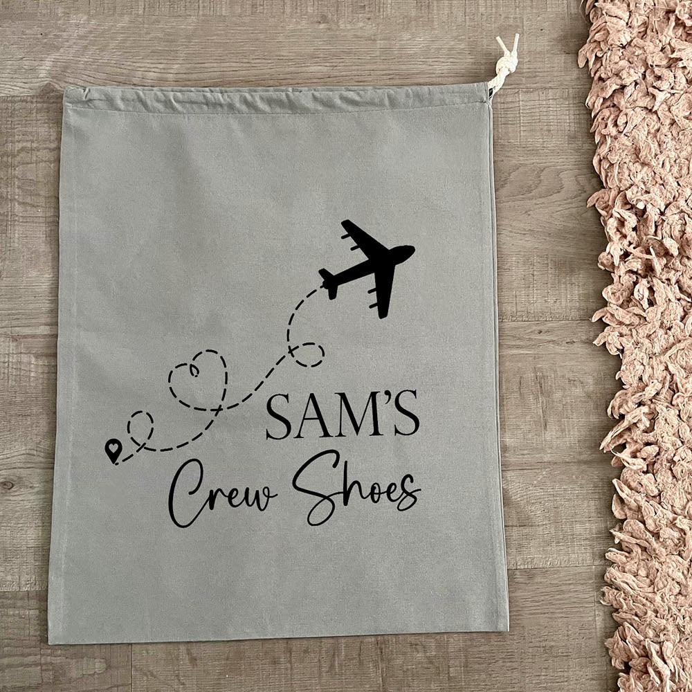 Personalised Crew Shoes Bag