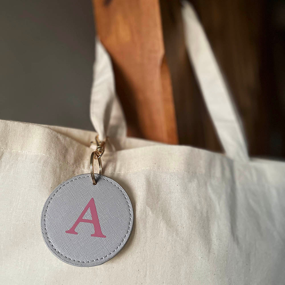 Personalised Circle Keyring - Initial