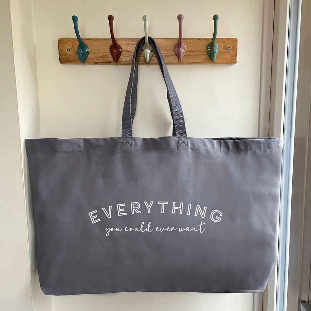 Oversized Tote Bag - Everything