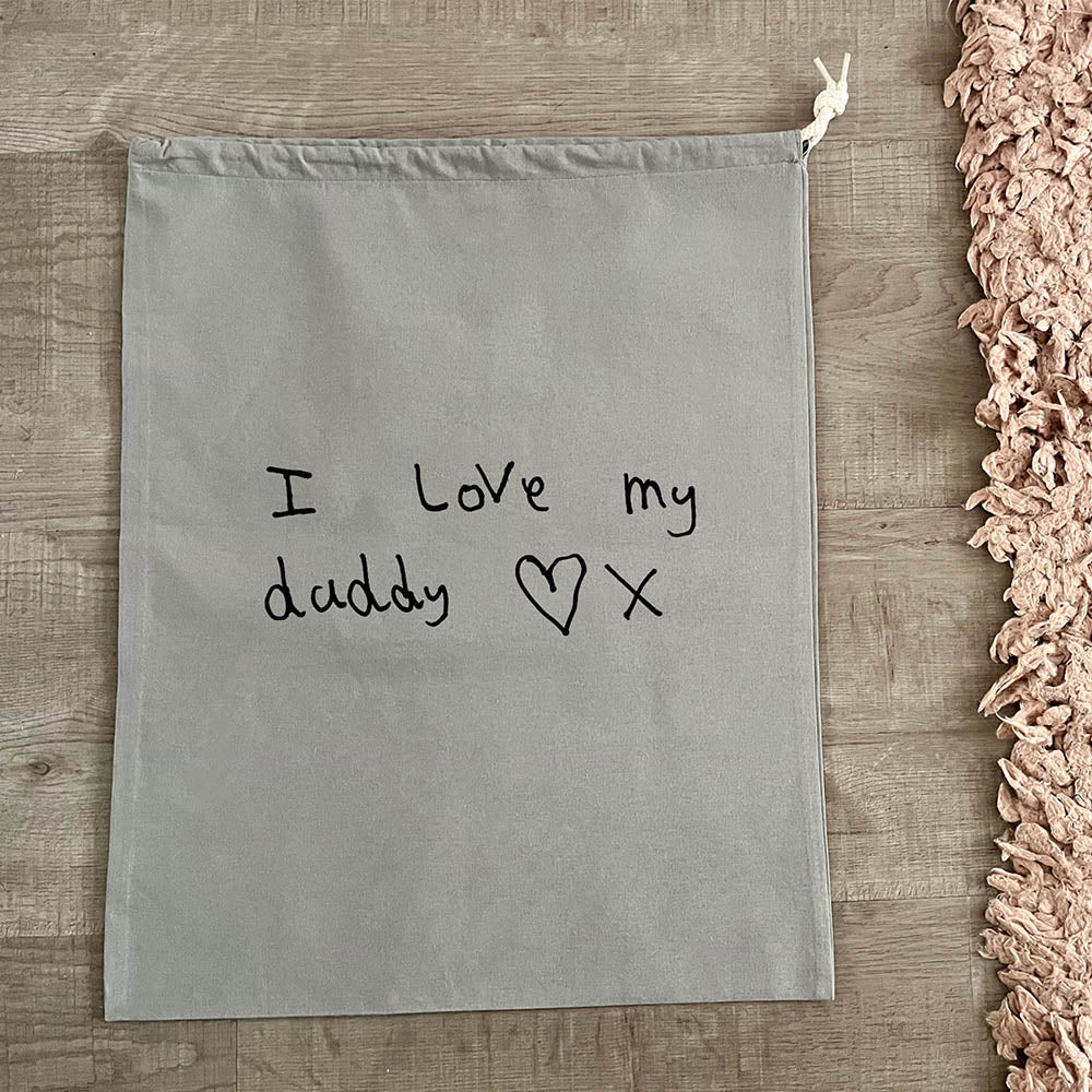 Personalised Storage Bag with Handwriting