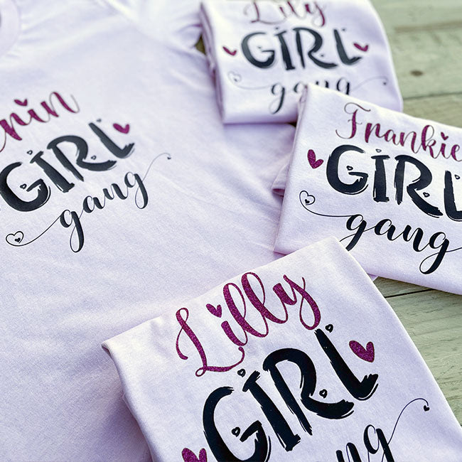 Personalised Kids T-Shirt - Girl Gang