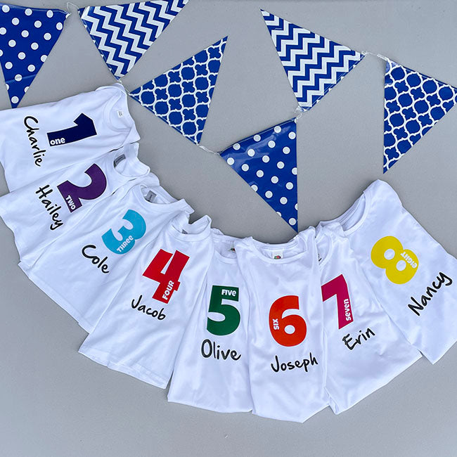 Personalised Kids T-Shirt - Age