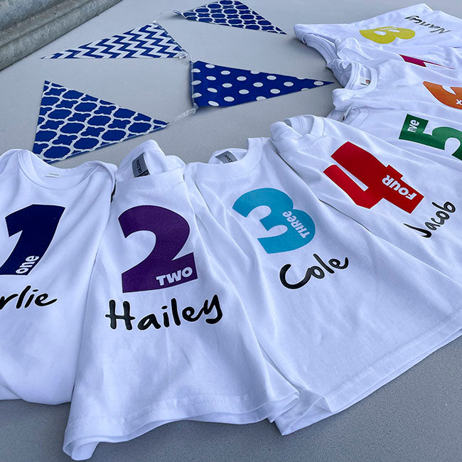 Personalised Kids T-Shirt - Age