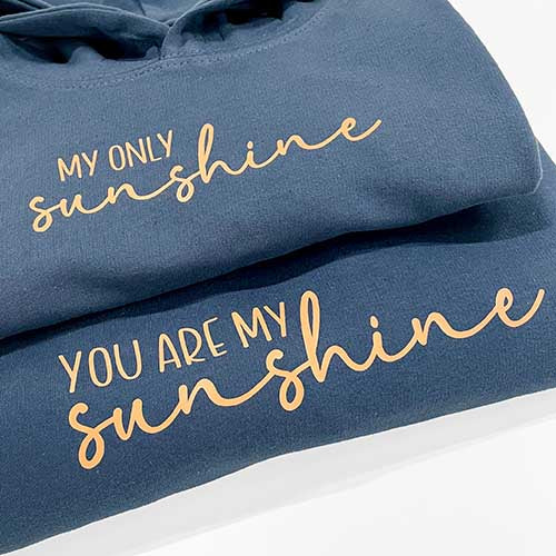 You Are My Sunshine - Parent And Child Hoodie Set