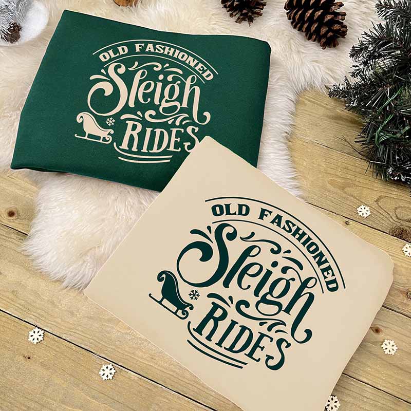 Family Christmas Jumper - Old Fashioned Sleigh Rides